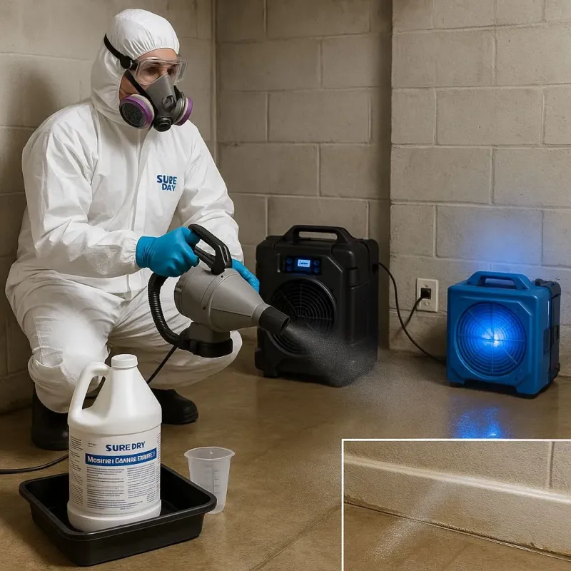 Sanitization and Odor Removal process in Raleigh, NC